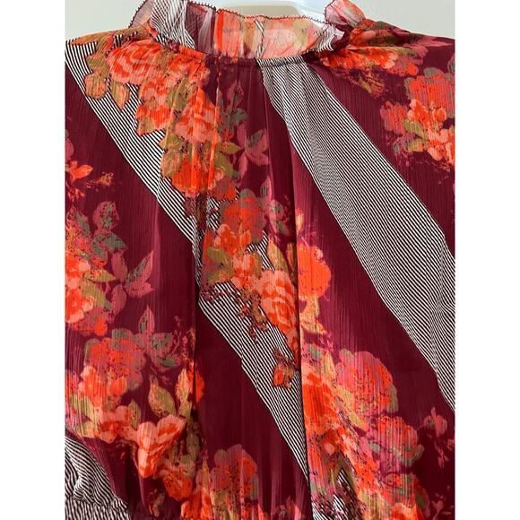 Soft Surroundings Boho Romantic asymmetrical Autumn whimsical long Dress Size-M - Picture 4 of 8